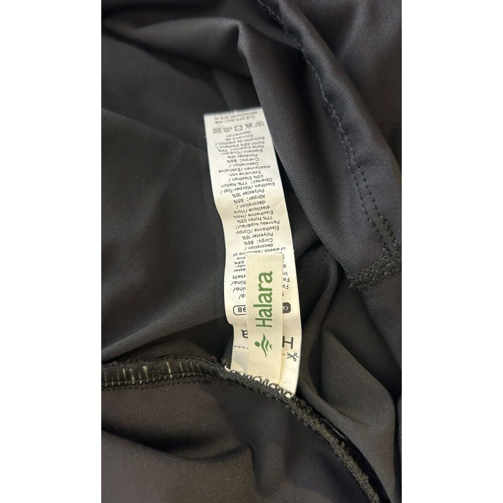Halara Breezeful High Waisted Tummy Control Split Hem Quick Dry Black - Size L - Picture 4 of 9